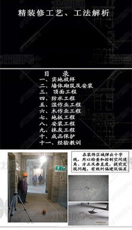 超詳細建筑精裝修施工工藝圖文解析與室內設計平面圖資源指南